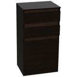 Cómoda Kamelot Wengue 59 cm con Espejo, Dos Cajones y Dos Puertas - Cajoneras | Bylmo