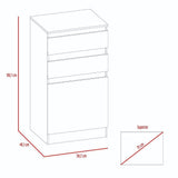 Cómoda Kamelot Wengue 59 cm con Espejo, Dos Cajones y Dos Puertas - Cajoneras | Bylmo