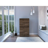 Cómoda Kamelot Coñac 59 cm con Espejo, Dos Cajones y Dos Puertas - Cajoneras | Bylmo