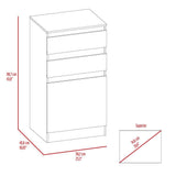 Cómoda Kamelot Coñac 59 cm con Espejo, Dos Cajones y Dos Puertas - Cajoneras | Bylmo