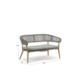 Comedor Nórdico Gris 110 cm de Exterior - Comedores | Bylmo