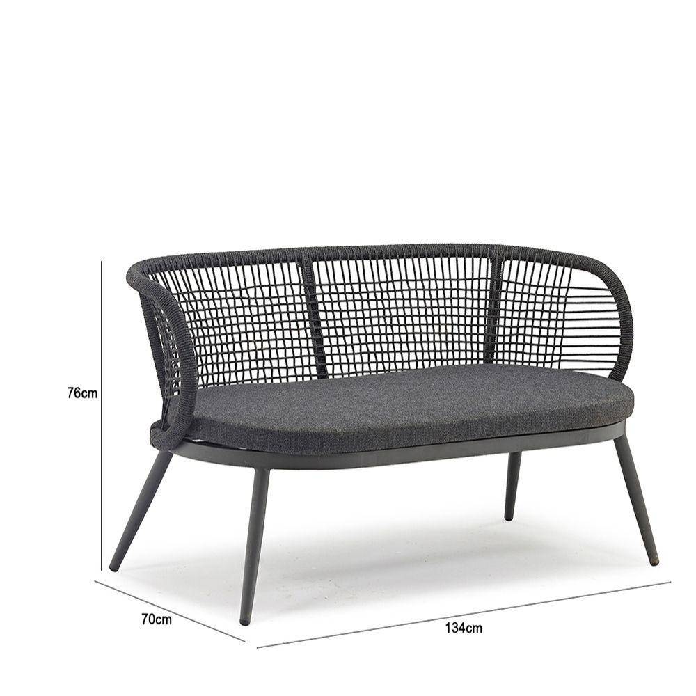 Comedor Verona Gris 110 cm de Exterior - Comedores | Bylmo