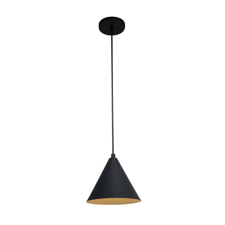 Lámpara Colgante LED Capri Negro 19x19cm para Una Luz Ajustable en Altura y con Bombilla - Iluminacion | Bylmo