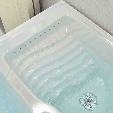 Lavadero Aqua Blanco 60 cm con Almacenamiento y Puertas - Muebles de Aseo y Ropas | Bylmo