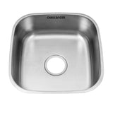 Lavaplatos de Submontar Challenger Acero 42.5x17cm Cuadrada Sencillo - Cocinas | Bylmo