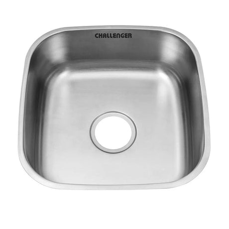 Lavaplatos de Submontar Challenger Acero 42.5x17cm Cuadrada Sencillo - Cocinas | Bylmo