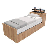 Cama Nido Sencilla 90 cm Duna y Blanco Mltifuncional - Camas | Bylmo