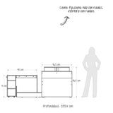 Cama Nido Sencilla 90 cm Duna y Blanco Mltifuncional - Camas | Bylmo