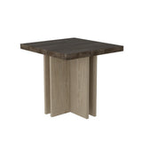 Mesa Athina Rovere y Siena 45 cm Rectangular - Mesas | Bylmo