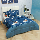 Cubrelecho Acolchado Infantil Azul Oscuro para Cama Sencillo 100 X 190 Cm de Mickey - Otros textiles | Bylmo
