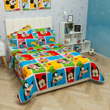 Cubrelecho Español Infantil Multicolor para Cama Semidoble 120 X 190 Cm Doble Faz de Disney - Ropa de Cama | Bylmo
