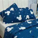 Cubrelecho Español Infantil Azul Oscuro para Cama Semidoble 120 X 190 Cm Doble Faz de Mickey - Ropa de Cama | Bylmo