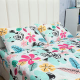 Combo Juego de Sabanas y Cortina Infantil Multicolor Semidoble 120 X 190 Cm de Minnie - Ropa de Cama | Bylmo