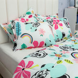 Cubrelecho Acolchado Infantil Multicolor para Cama Semidoble 120 X 190 Cm Doble Faz de Minnie - Otros textiles | Bylmo
