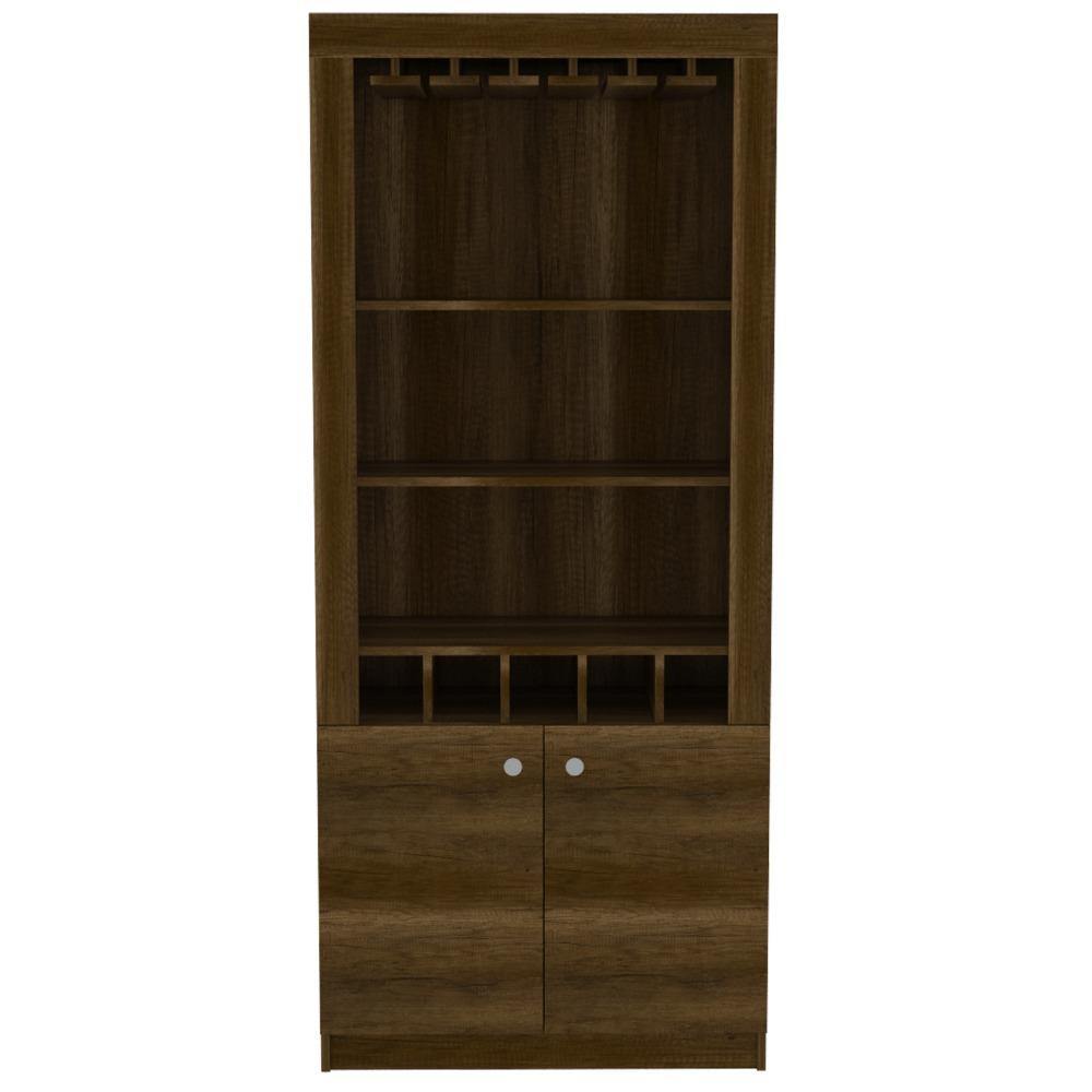 Bar Montenegro Caramelo 75 cm con Dos Puertas - Bares | Bylmo
