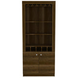 Bar Montenegro Caramelo 75 cm con Dos Puertas - Bares | Bylmo