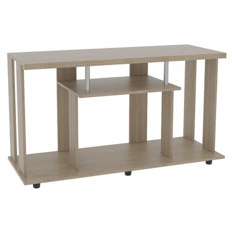 Mesa para TV Lannes Rovere 121x67cm Para TV Hasta 50 Pulgadas sin Cajones y con Patas - Muebles para TV | Bylmo