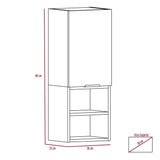 Gabinete de Baño Jules Rovere 30x80cm Rectangular sin Espejo y con Dos Entrepaños - Gabinetes | Bylmo