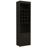 Bar Beijing Wengue 51x180cm con Un Cajón y con Dieciséis Portabotellas - Bares | Bylmo