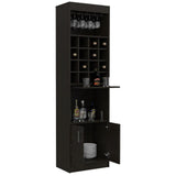 Bar Beijing Wengue 51x180cm con Un Cajón y con Dieciséis Portabotellas - Bares | Bylmo