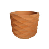 Matera de mesa Carlota Petty Terracota 15x13cm de Cemento Circular de 2.3 Litros - Jardineria | Bylmo