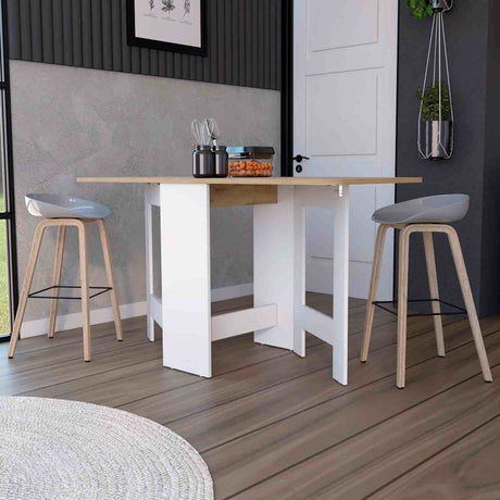 Mesa Auxiliar Gateleg Blanco 60x79cm Rectangular Plegable - Mesas Auxiliares | Bylmo