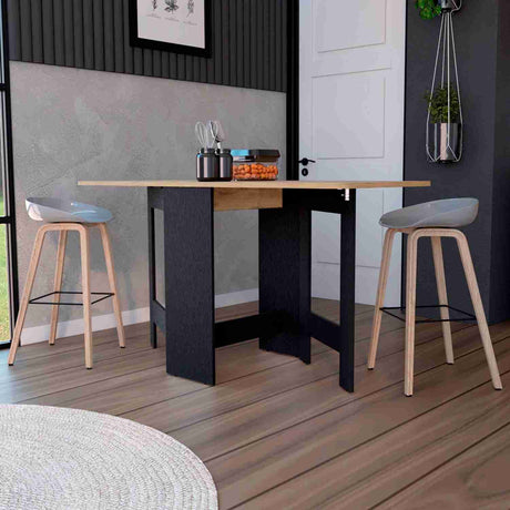 Mesa Auxiliar Gateleg Wengue 60x79cm Rectangular Plegable - Mesas Auxiliares | Bylmo