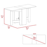 Mesa Auxiliar Gateleg Wengue 60x79cm Rectangular Plegable - Mesas Auxiliares | Bylmo