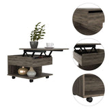 Mesa de Centro Luanda Bellota 55x39.1cm Rectangular con Patas y con Compartimientos - Mesas | Bylmo