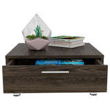 Mesa de Centro Beijing Coñac 60x26.3cm Rectangular con Patas y con Compartimientos - Mesas | Bylmo