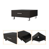 Mesa de Centro Beijing Plus Wengue 60x26.3cm Rectangular con Patas y con Compartimientos - Mesas | Bylmo