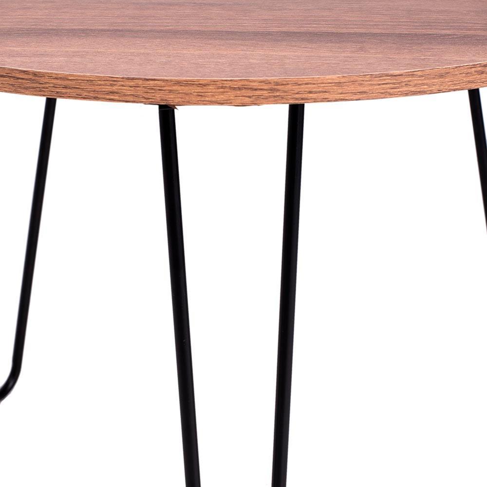 Mesa de Centro Paris Amareto 60 cm Redonda - Mesas | Bylmo