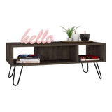 Mesa de Centro Vassel Expreso 101.1x40cm Rectangular con Patas y con Compartimientos - Mesas | Bylmo