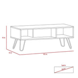 Mesa Vegas Miel y Plomo 101 cm Rectangular - Mesas | Bylmo