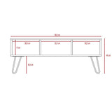 Mesa Vegas Miel y Plomo 101 cm Rectangular - Mesas | Bylmo