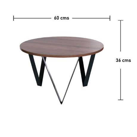 Mesa de Centro Victory SIN COLOR 60x36cm Circular con Patas - Mesas | Bylmo