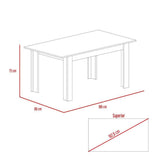 Comedor Portofino Rovere 160 cm de Cuatro Puestos - Comedores | Bylmo