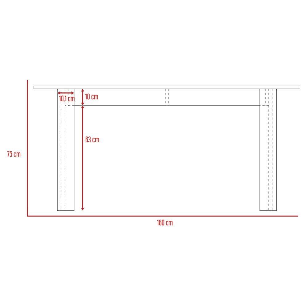 Comedor Portofino Rovere 160 cm de Cuatro Puestos - Comedores | Bylmo