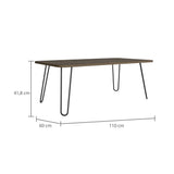 Mesa Andorra Bellota 110 cm - Mesas | Bylmo