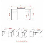 Mesa de Centro Cobeña Cafe 90x52.5cm Rectangular - Mesas | Bylmo