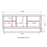 Mesa Tarragona Cafe 136 cm Rectangular - Mesas | Bylmo