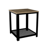 Mesa Ferrato Duna 47 cm con Entrepaño Metálico - Mesas | Bylmo