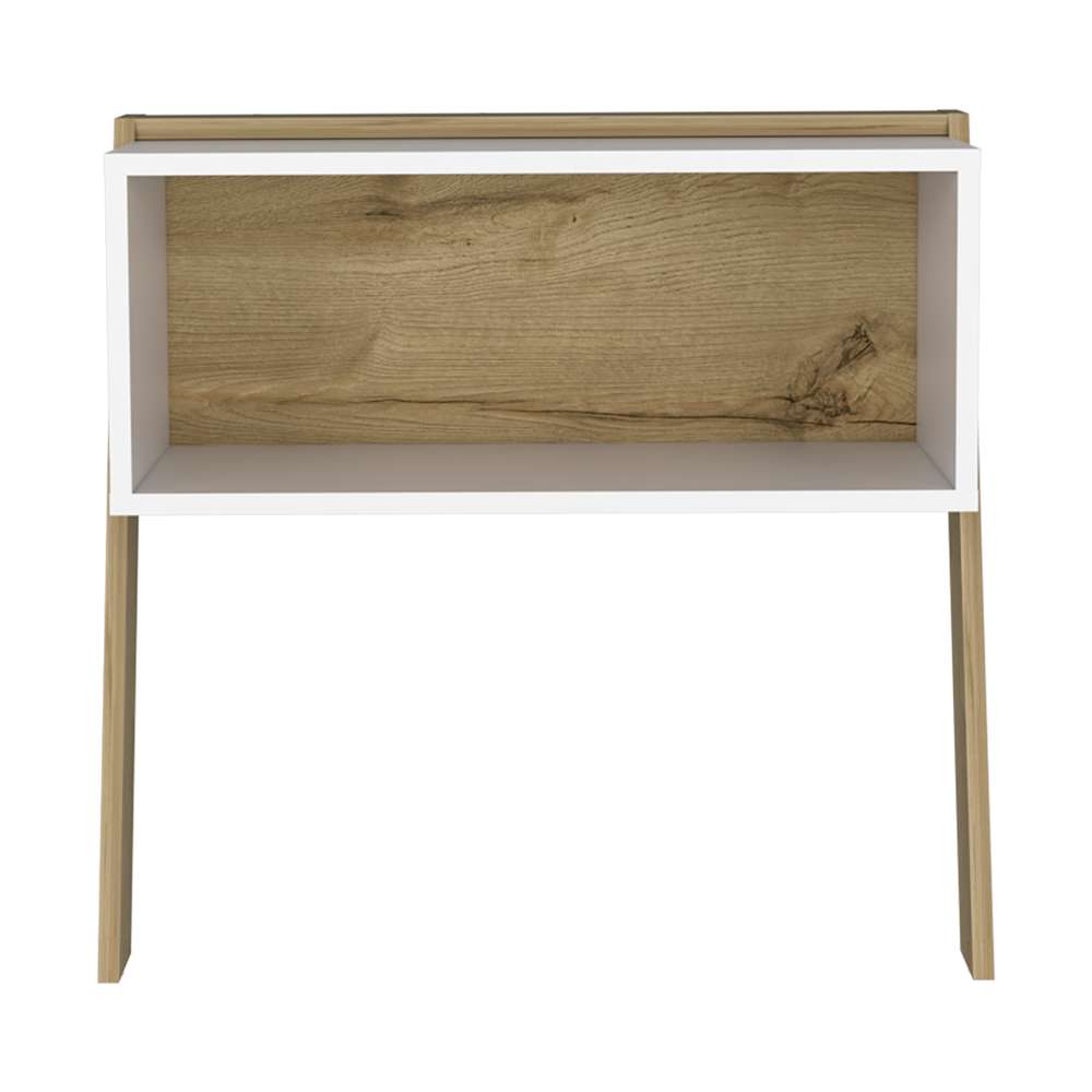Mesa de Noche Aira Duna y Blanco 63 cm - Mesas de Noche | Bylmo