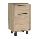 Mesa de Noche Kaia Rovere 41 cm con Un Cajón y Una Puerta - Mesas de Noche | Bylmo
