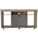 Mesa para TV Vermon Duna 121 cm con Puertas de Vidrio - Muebles para TV | Bylmo