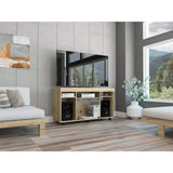Mesa para TV Vermon Duna 121 cm con Puertas de Vidrio - Muebles para TV | Bylmo
