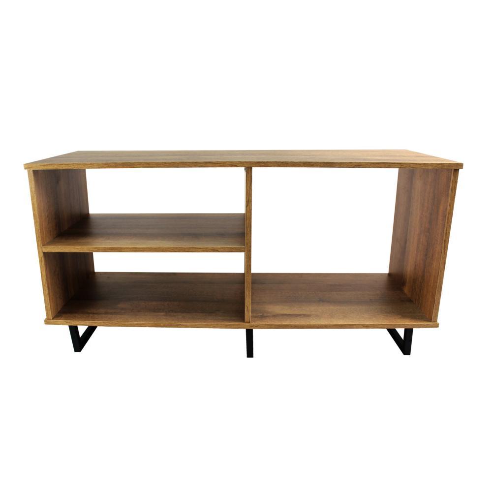 Mesa para TV Nueva York Amareto 110 cm con Entrepaños - Muebles para TV | Bylmo