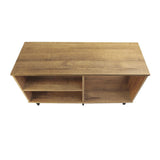 Mesa para TV Nueva York Amareto 110 cm con Entrepaños - Muebles para TV | Bylmo