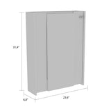 Mesa Vatta Blanco 60x80cm sin Cajones y sin Portabotellas - Bares | Bylmo