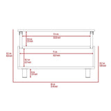 Mesa Gambia Carbón 80 cm Transformable - Mesas | Bylmo